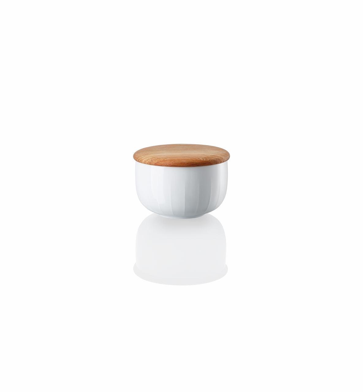 DISCONTINUED-Sugar Bowl with Wood Lid 9 oz