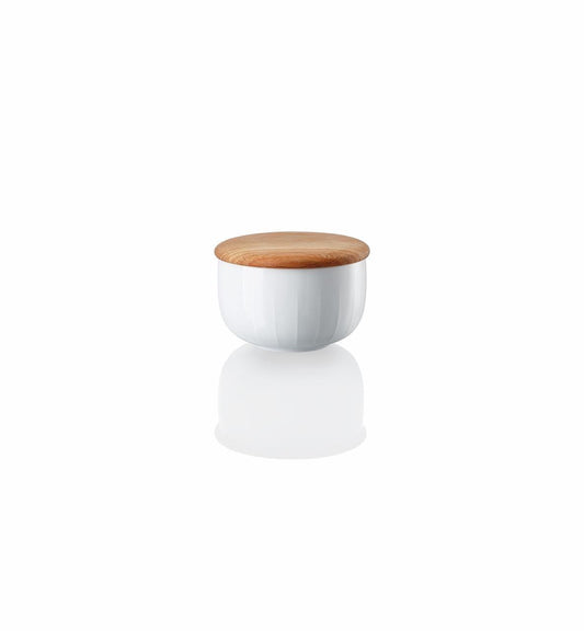 DISCONTINUED-Sugar Bowl with Wood Lid 9 oz