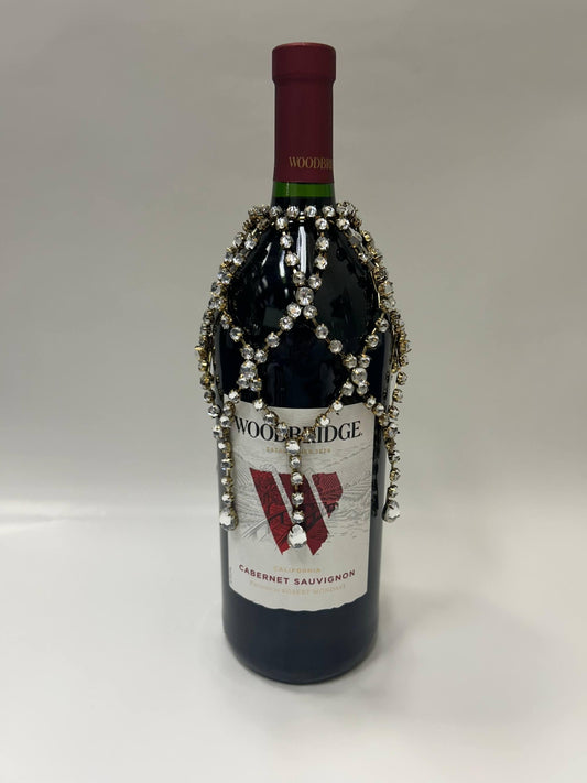 Jeweled Bottle Veil 7"