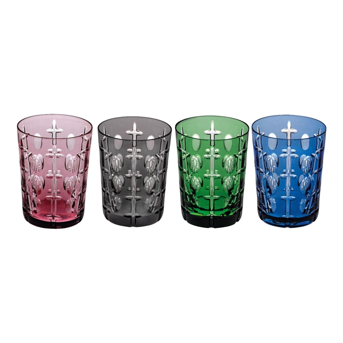4 Tumblers "Vie Parisienne"