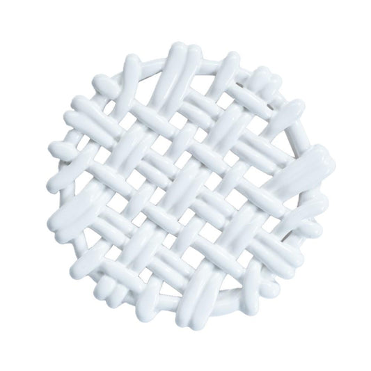8" Round Trivet White