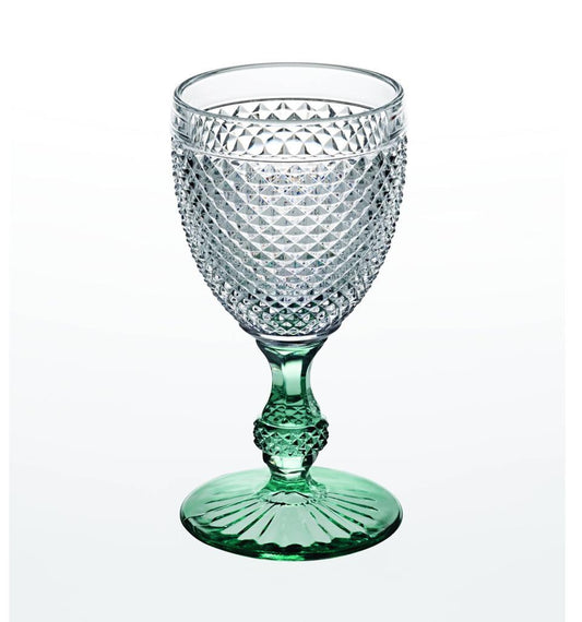 Goblet with Mint Stem
