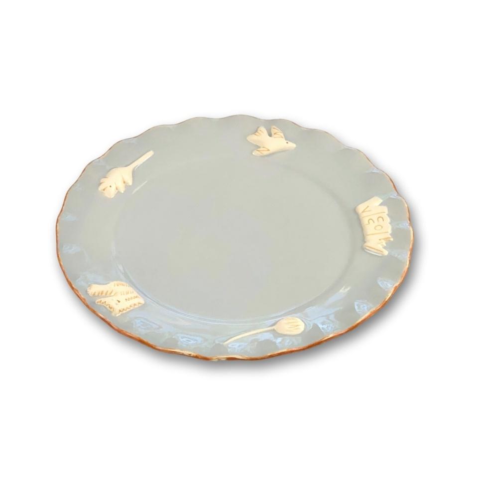 Whisker Plate - French Grey