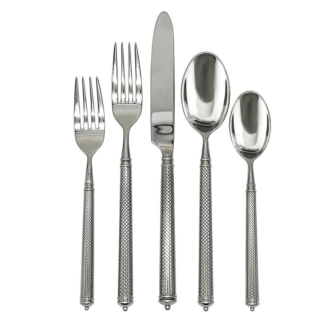 RICCI 18/10 SOLITAIRE 5PC. PLACE SETTING