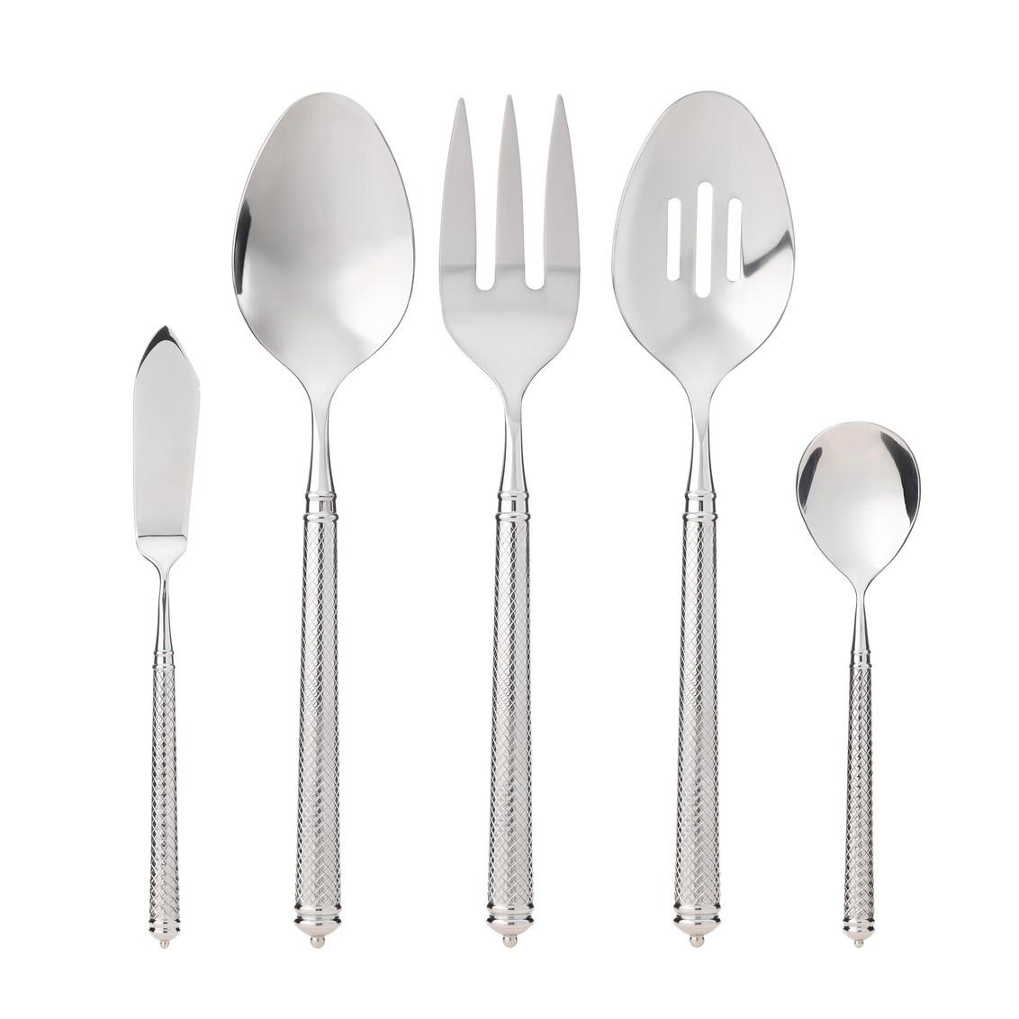 RICCI 18/10 SOLITAIRE 5PC. HOSTESS SET
