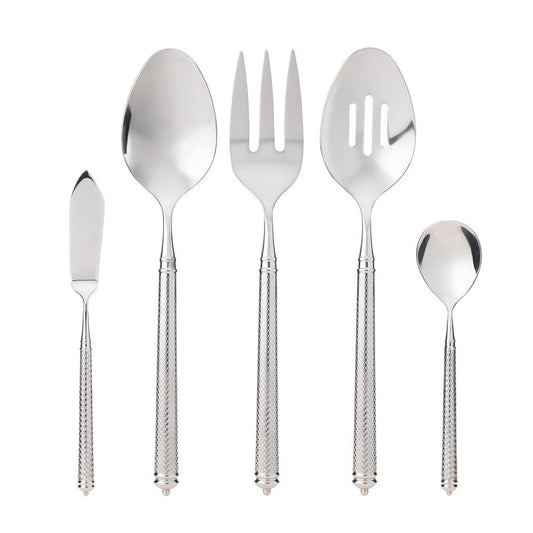 RICCI 18/10 SOLITAIRE 5PC. HOSTESS SET