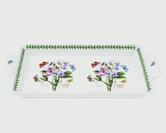Sweet Pea Handled Sandwich Tray