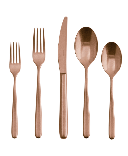 Copper Vintage - 5 pc Placesetting SH - PVD Copper