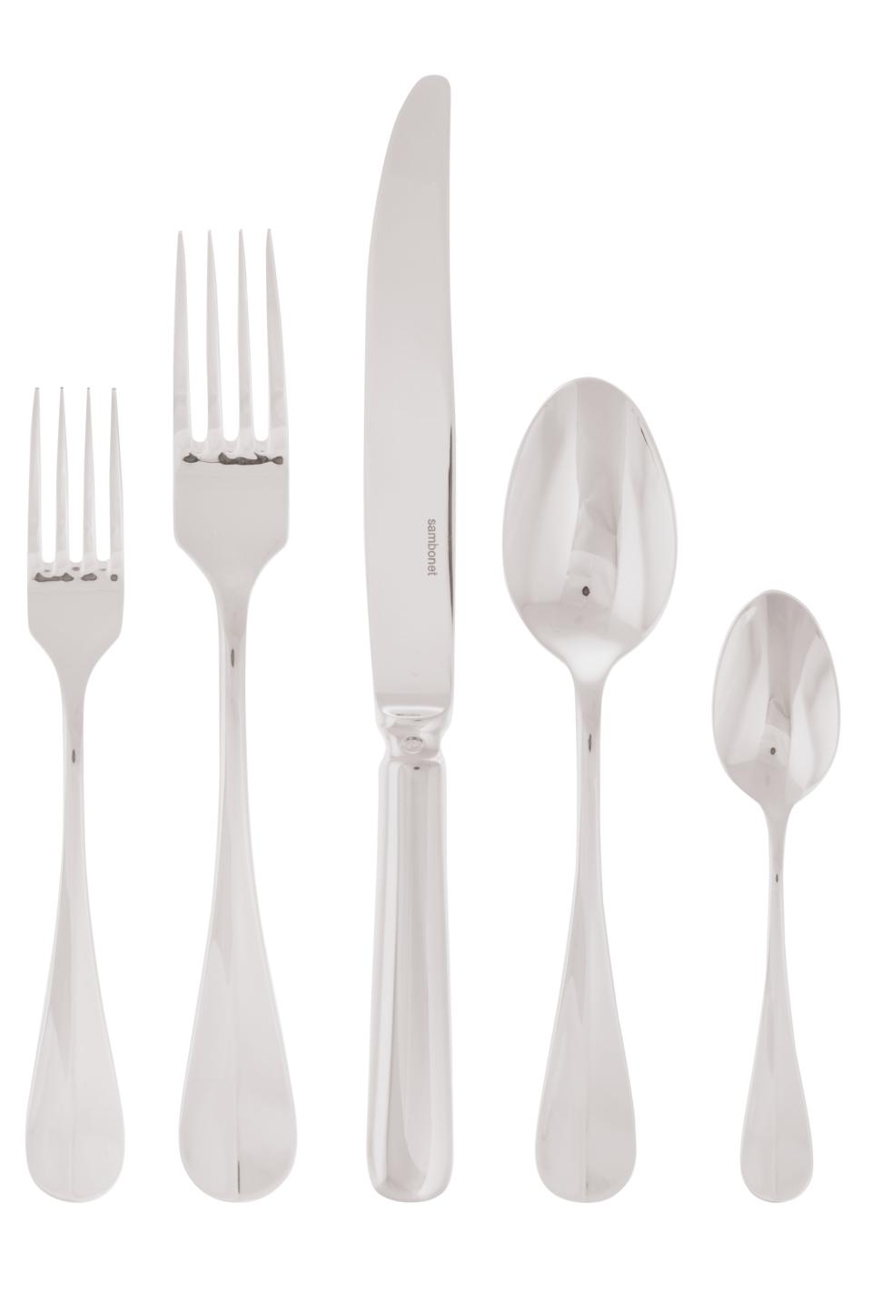 5 pc Placesetting SH Silverplated on 18/10 s/s