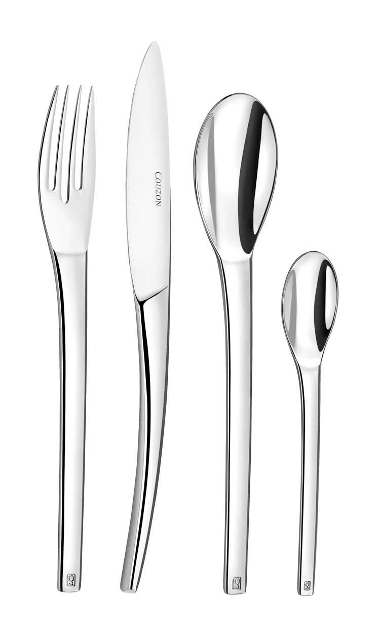 Five Piece Place Setting Silver Plated