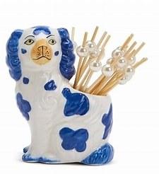 Staffordshire Dog Toothpick Holder by Two''s Company