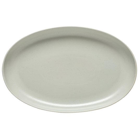 Oval platter, Oyster Grey