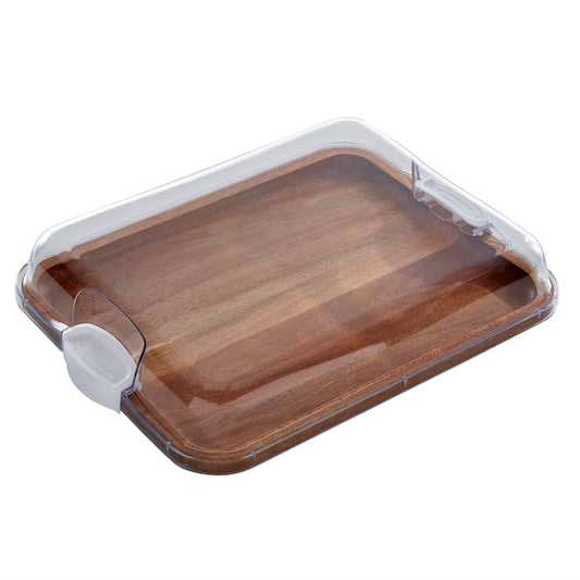 Travel Board with Compartments and Locking Lid