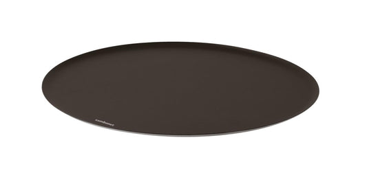 Tray Round 12 1/4 " -D S/Steel Black Painted