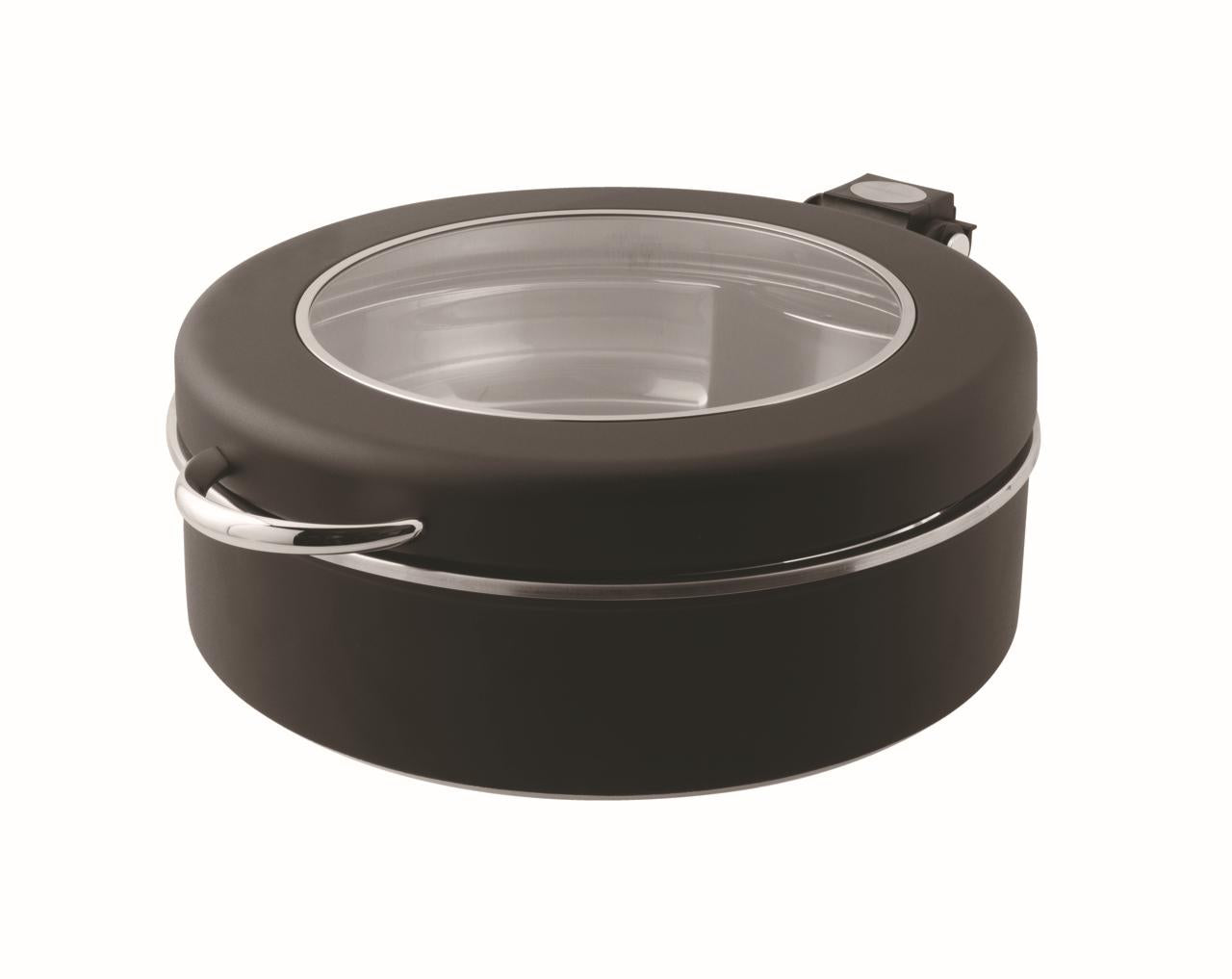Chafing Dish Base Only 11 3/4" D S/Steel Black Painted