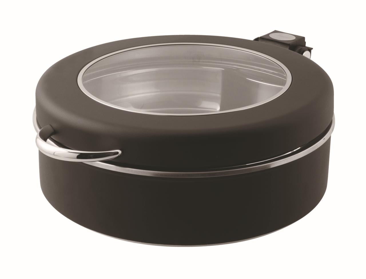 Chafing Dish Base Only 14 1/8" D S/Steel Black Painted