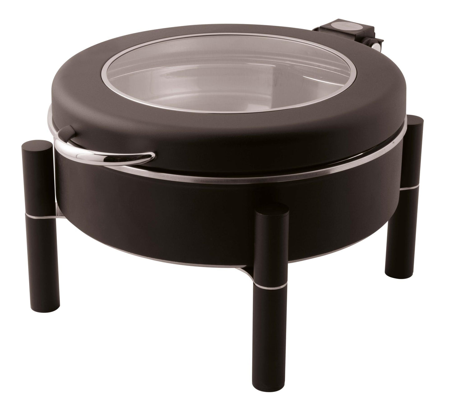 Chafing Dish Base Only 15 3/4" D S/Steel Black Painted