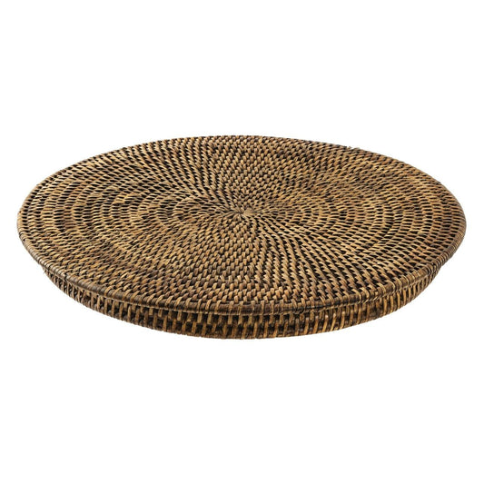 Radici - Footed Stand 13 1/4 in 1 1/8 in-H Rattan Honey Brown