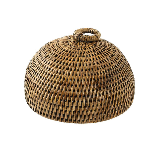 Radici - Cloche 6 3/4 in 3 7/8 in-H Rattan Honey Brown