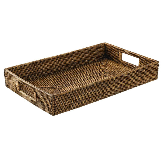 Radici - Tray GN 1/1 w/ Handles 20 7/8 in x 12 3/4 in 3 1/8 in-H Rattan Honey Brown