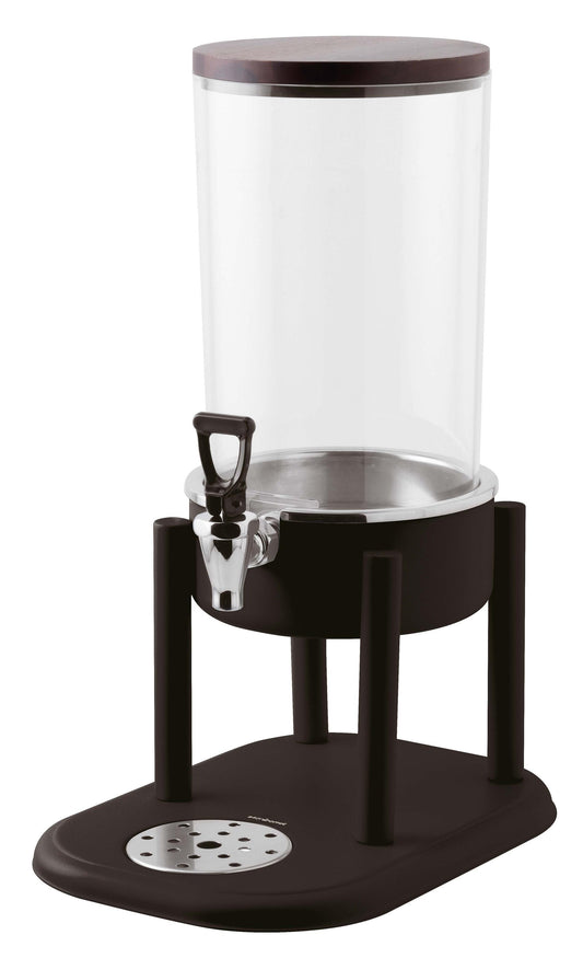 Juice Dispenser 1 3/4 Gal 20 5/8" H S/Steel Black Painted