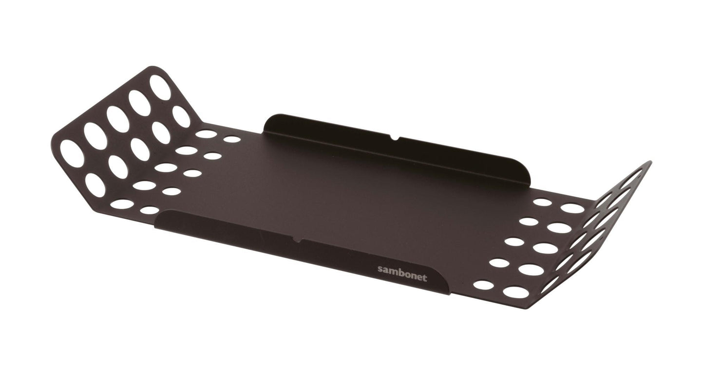 Tray Small 14 x 6 1/4" 1 1/2 " H S/Steel Black Painted