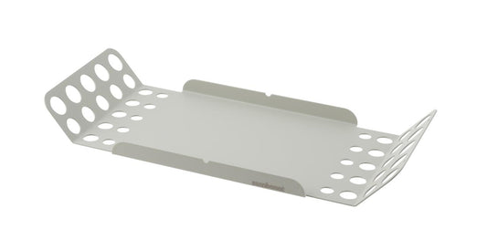 Tray Small 14 x 6 1/4" 1 1/2 " H S/Steel Grey Painted