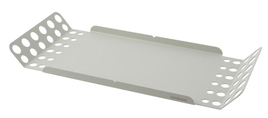 Tray Large 18 1/4 x 8 1/8" 1 1/2 " H S/Steel Grey Painted