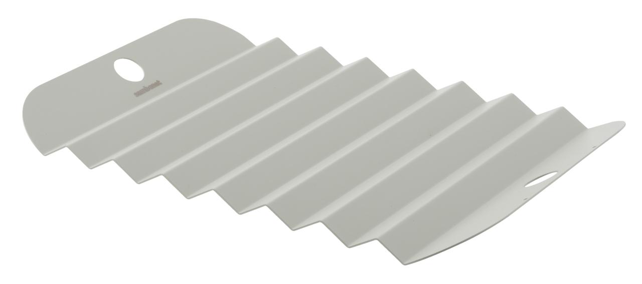 Tray Bread 14 1/8 x 9 7/8" x 1 1/8"  H S/Steel Grey Painted