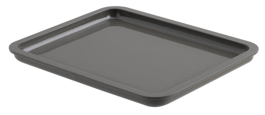 Tray/Insert large 12 1/4 x 8 1/8 " H S/Steel Grey Lacquer