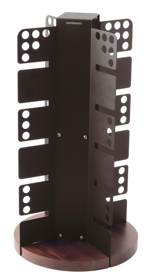 Tower/Multilevel Rack/Holder 13 3/8" x 13" 24 3/8" H S/Steel Black Painted