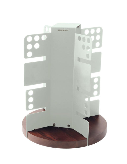 Tower/Multilevel Rack/Holder 13 3/8" x 13" 16 1/2" H S/Steel Grey Painted
