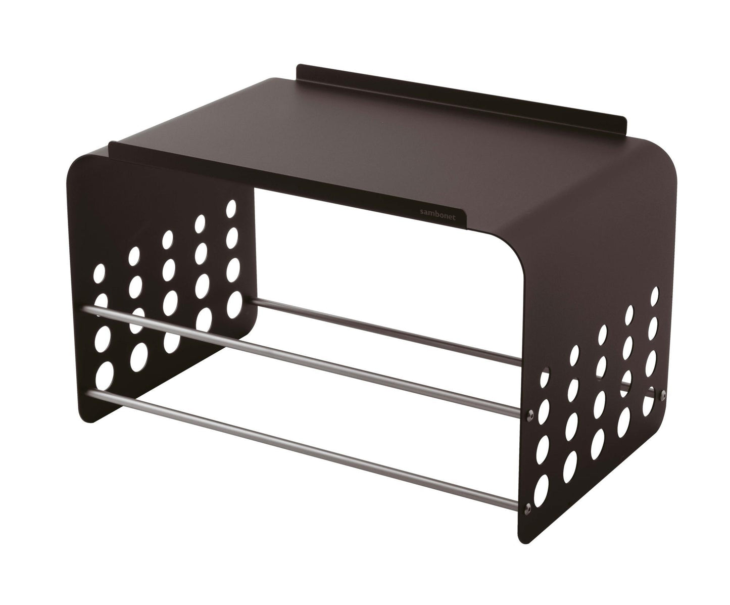 Stand GN 1/2 16 5/8 x 10 3/4" 10 3/8" H S/Steel Black Painted