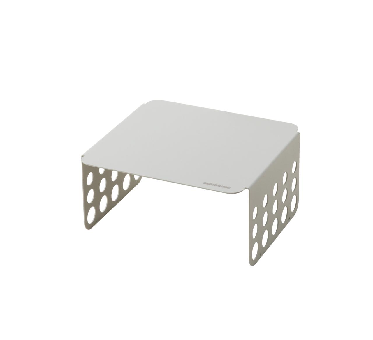 Stand Small 7 7/8 x 7 3/8" x 3 7/8" D, S/Steel Grey Painted