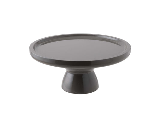 Stand 4 3/8" D, 4 3/8" H S/Steel Dark Grey Lacquer
