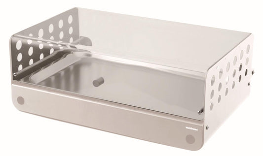 Cooled Showcase GN 1/1 21 3/4 x 15 3/8" x 8 1/4" H S/Steel Grey Painted