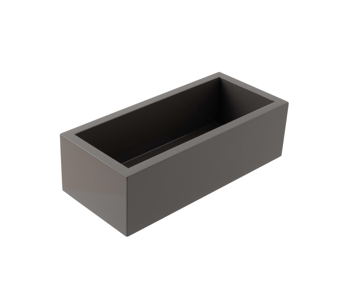 Box 10 3/8 x 4 3/4" x 3 1/8" H S/Steel Grey Lacquer