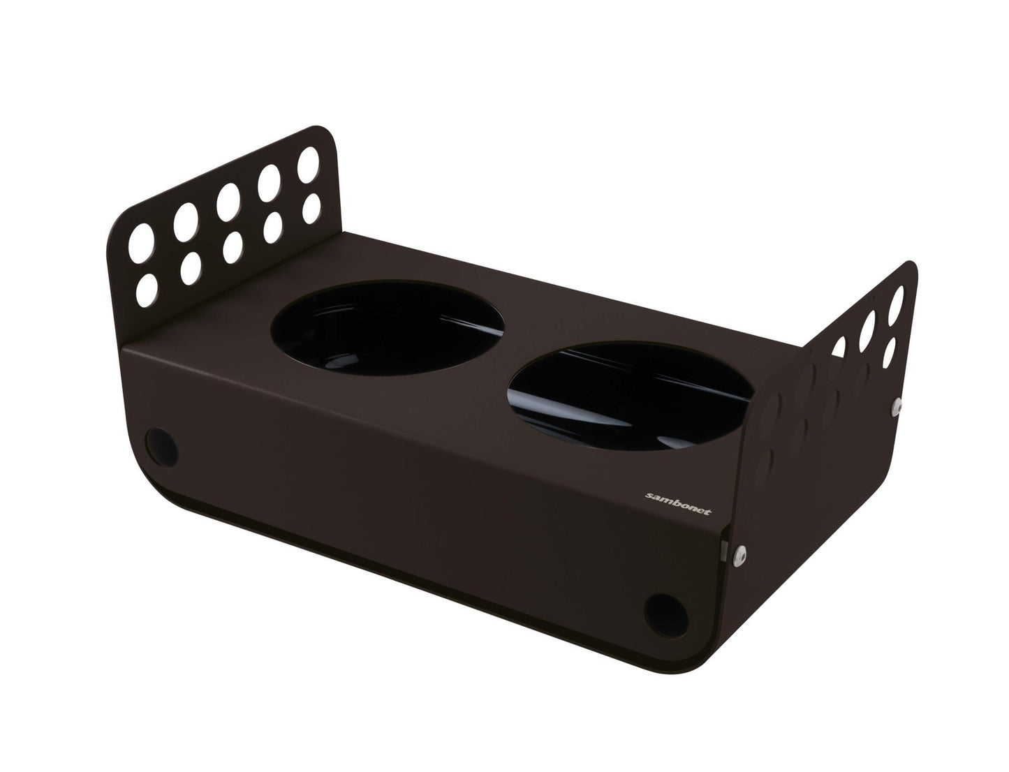 2-Cereal/Juice Pitcher Bar 13 1/8 x 7 1/8" x 5 5/8" H S/Steel Black Painted