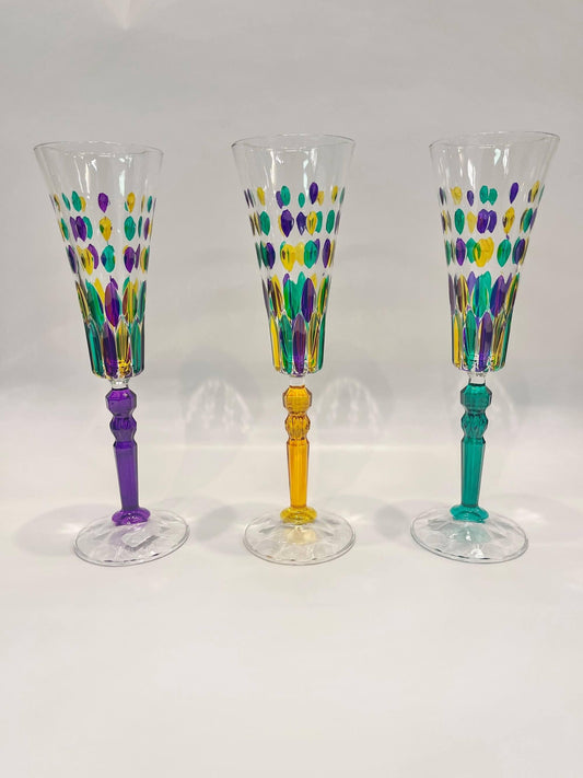 Diamond Marilyn Champagne Flute Sold Individually
