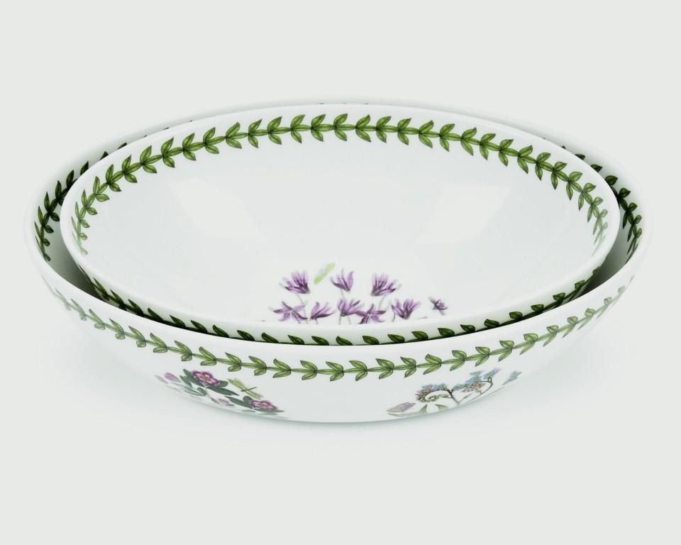 Set of 2 Oval Nesting Bowls