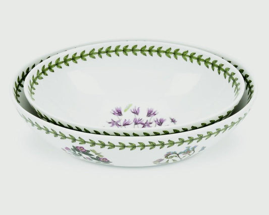 Set of 2 Oval Nesting Bowls