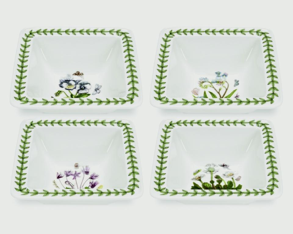 Set of 4 Square Mini Bowls