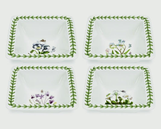 Set of 4 Square Mini Bowls