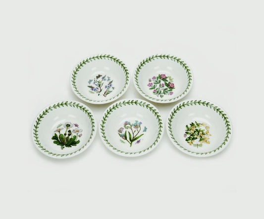 SET OF 6 ASSORTED MINI DISH/BOWL 5" 6 OZ