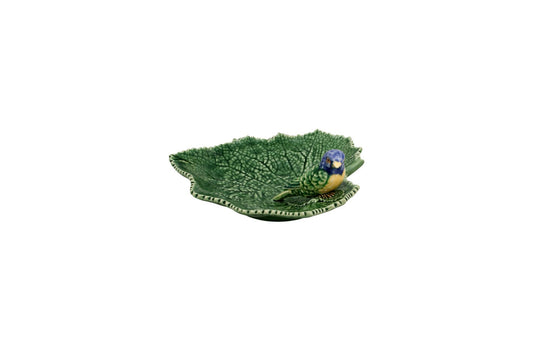 Ragwort Leaf With Blue Bird