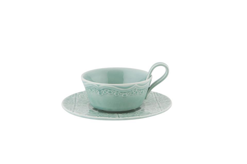 Tea Cup and Saucer - Morning Blue