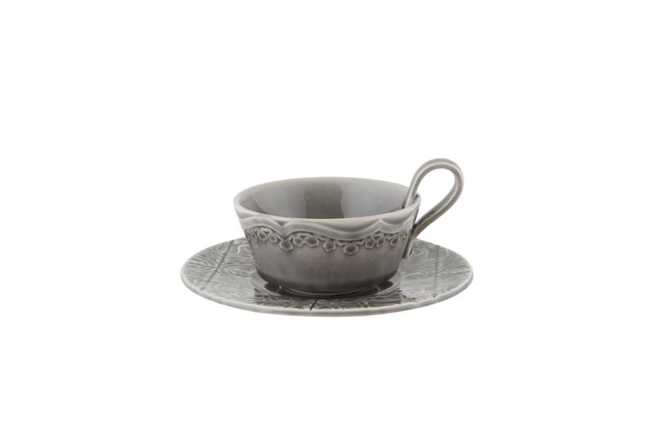 Tea Cup and Saucer - Anthracite