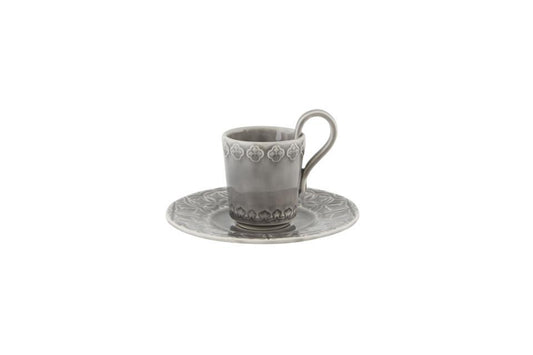 Espresso/Coffee Cup and Saucer - Anthracite