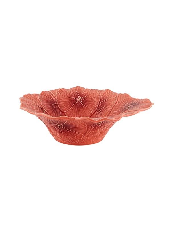 Hollyhock Salad Bowl – 13"
