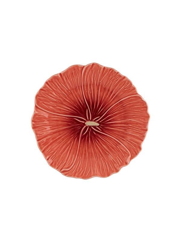 Dessert/Fruit Plate Hollyhock